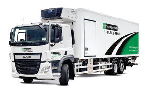 26T Box Truck with Diesel Engine, Dual Compartment and Tail Lift