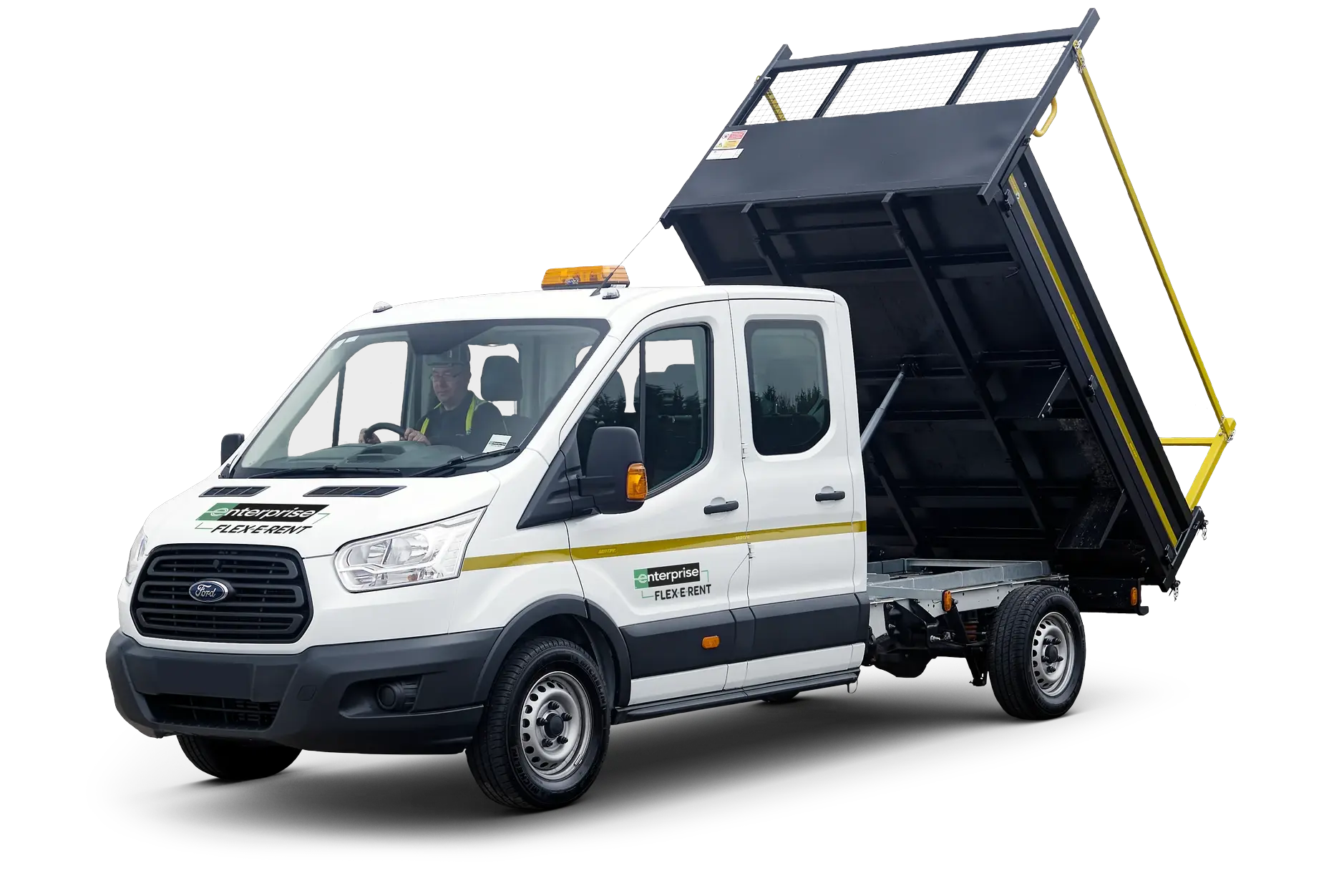 3.5T Crew Cab Tipper Van with Rails