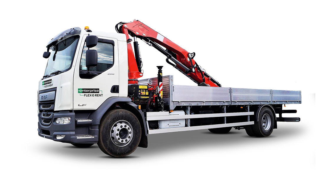 18T-Dropside-Flatbed-Crane-lorry-for-hire